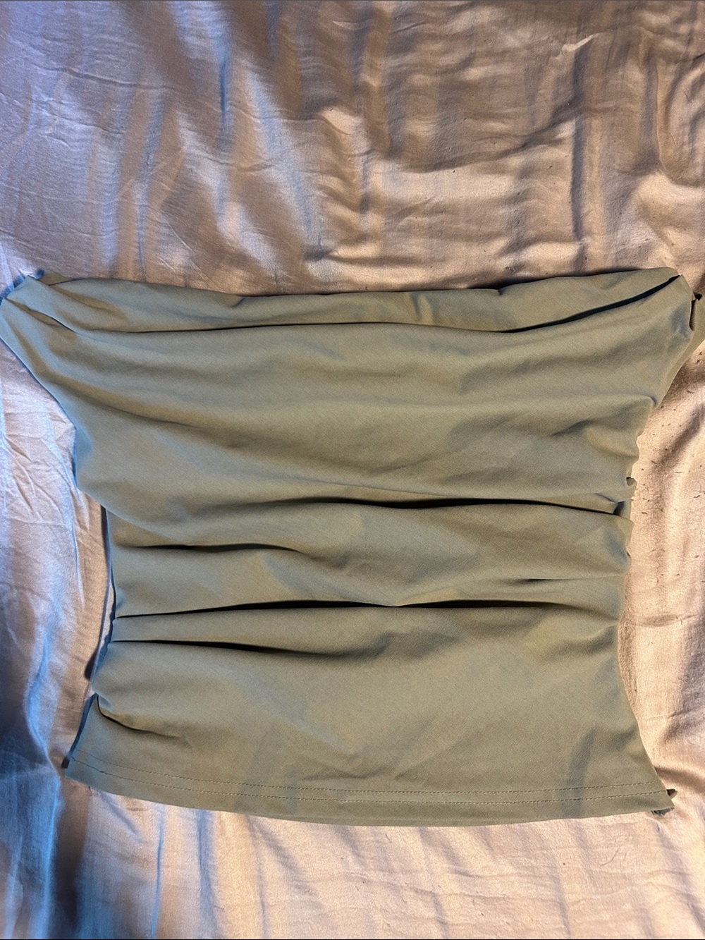 SHEIN Ruched Off the Shoulder Top